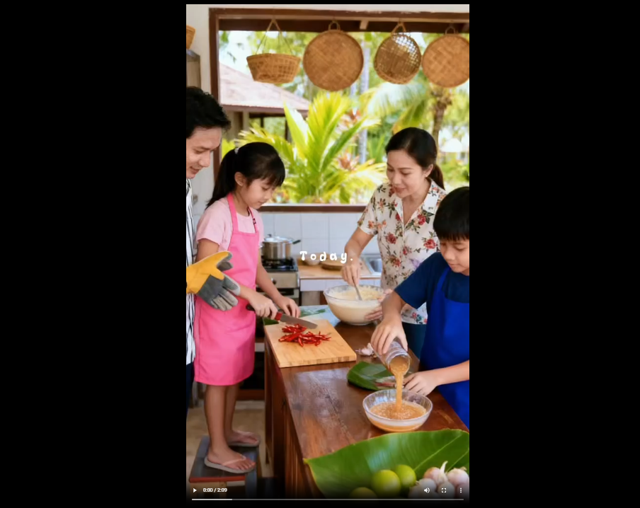 Children Learning Malaysian Cooking in Langkawi Cooking School